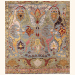 Multicolored Soluna Traditional Wool Rug - 8'5" x 10'