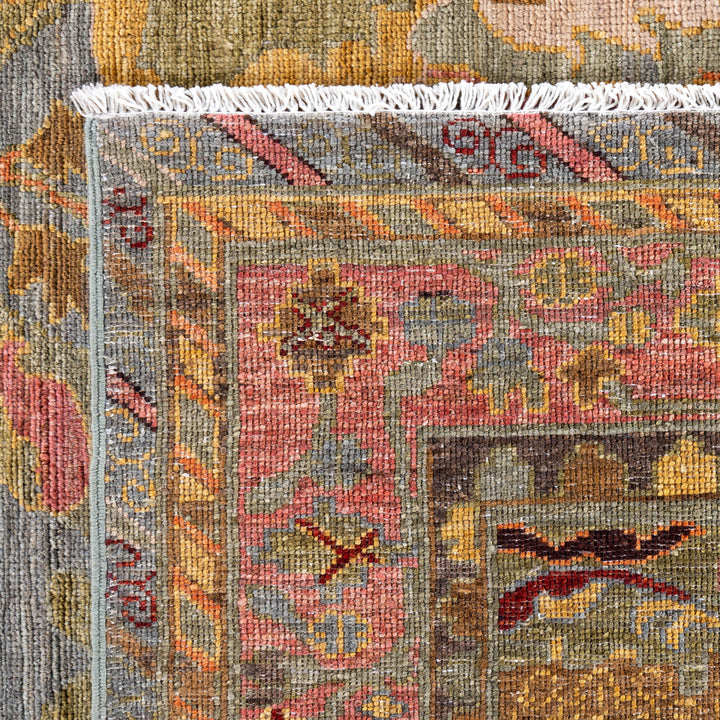 Grey Soluna Traditional Wool Rug - 8'5" x 10'