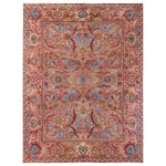 Pink Soluna Traditional Wool Rug - 9'1" x 12'1"