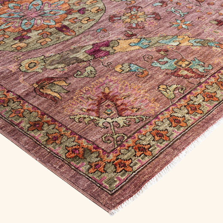 Purple Soluna Traditional Wool Rug - 10'5" x 13'9"