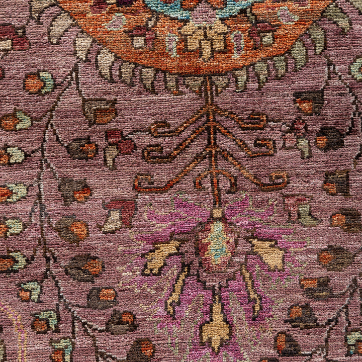 Purple Soluna Traditional Wool Rug - 10'5" x 13'9"