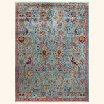 Green Soluna Traditional Wool Rug - 10'4" x 13'9"