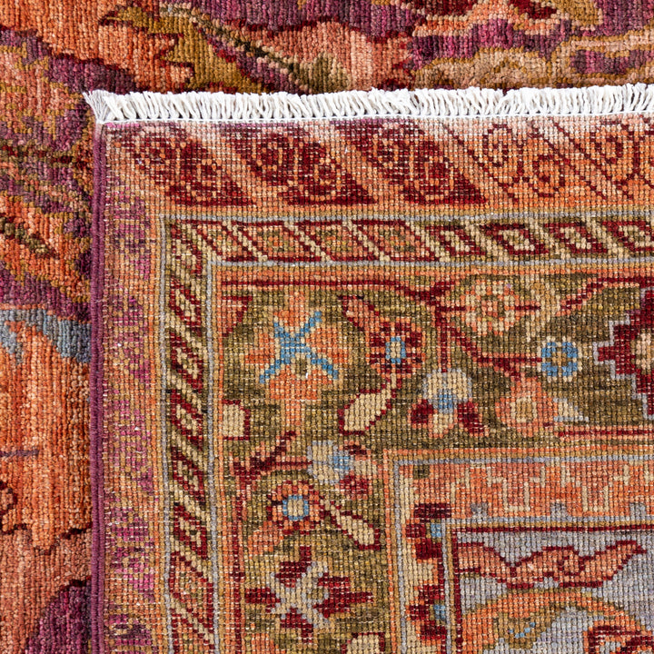 Purple Soluna Traditional Wool Rug - 8'1" x 9'10"