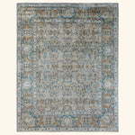 Grey Soluna Traditional Wool Rug - 9'1" x 11'7"