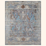 Grey Soluna Traditional Wool Rug - 8'2" x 9'10"