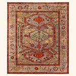 Green Soluna Traditional Wool Rug - 8'5" x 9'8"