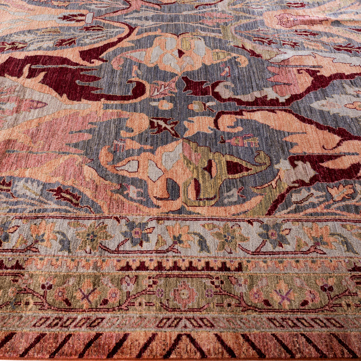 Grey Soluna Traditional Wool Rug - 10'2" x 13'10"