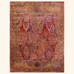 Pink Soluna Traditional Wool Rug - 10'4" x 13'6"