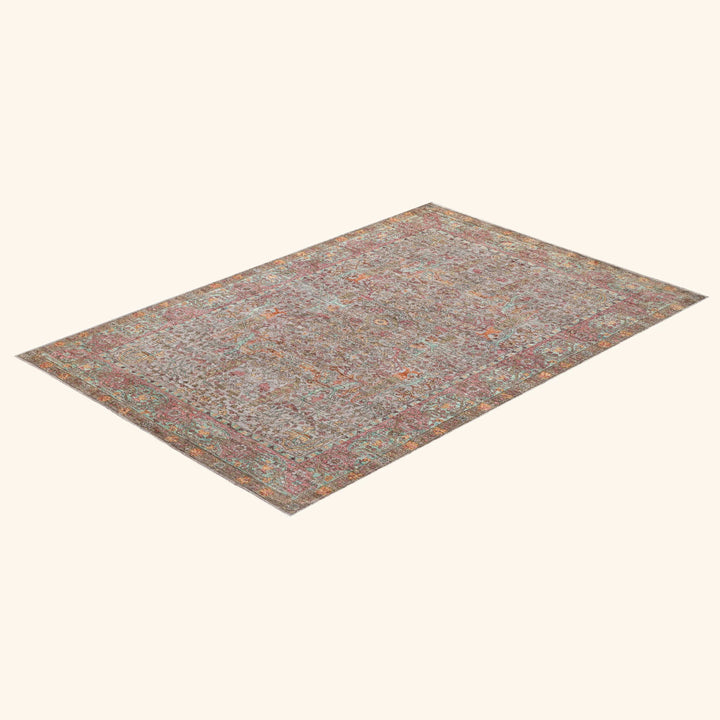 Blue Soluna Traditional Wool Rug - 6' x 8'10"
