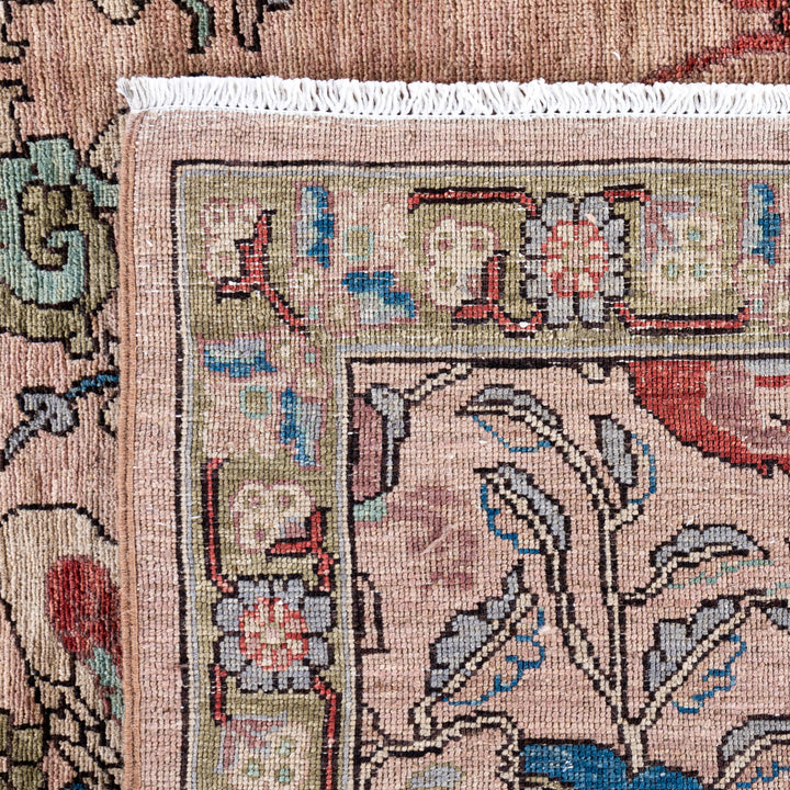 Pink Soluna Traditional Wool Rug - 8'2" x 10'1"