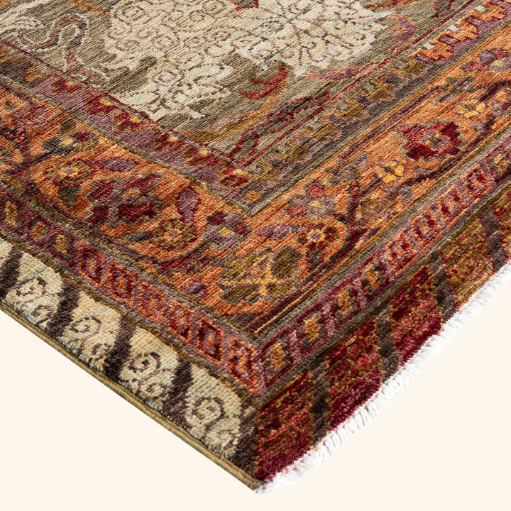 Blue Soluna Traditional Wool Rug - 10'2" x 14'