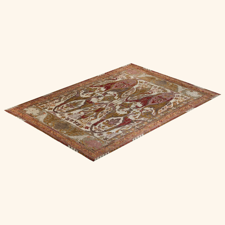 Blue Soluna Traditional Wool Rug - 10'2" x 14'