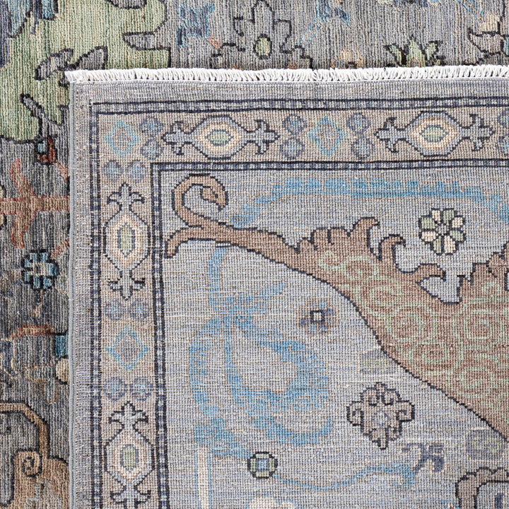 Grey Soluna Traditional Wool Rug - 8'3" x 10'