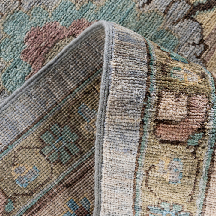Grey Soluna Traditional Wool Rug - 10'2" x 13'8"