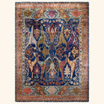 Navy Soluna Traditional Wool Rug - 10'1" x 13'9"