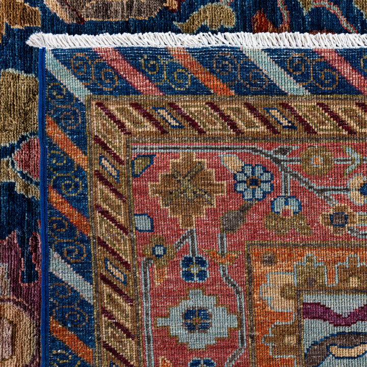 Navy Soluna Traditional Wool Rug - 10'1" x 13'9"