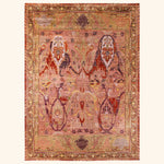Pink Soluna Traditional Wool Rug - 9'1" x 12'9"