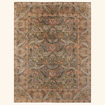 Green Soluna Traditional Wool Rug - 9'2" x 11'10"