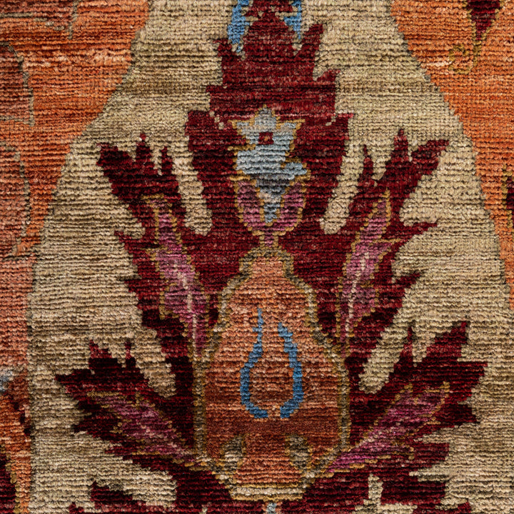 Purple Soluna Traditional Wool Rug - 10'2" x 13'8"