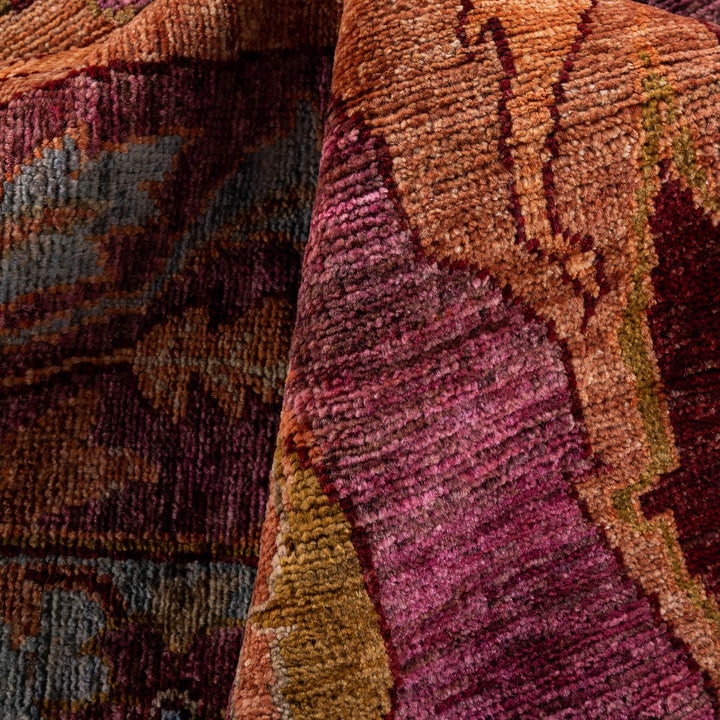 Purple Soluna Traditional Wool Rug - 10'2" x 13'8"