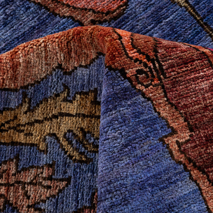 Purple Soluna Traditional Wool Rug - 10' x 13'9"