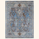 Grey Soluna Traditional Wool Rug - 8'10" x 11'10"