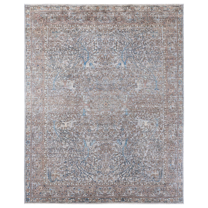 Grey Soluna Traditional Wool Rug - 8'2" x 10'1"