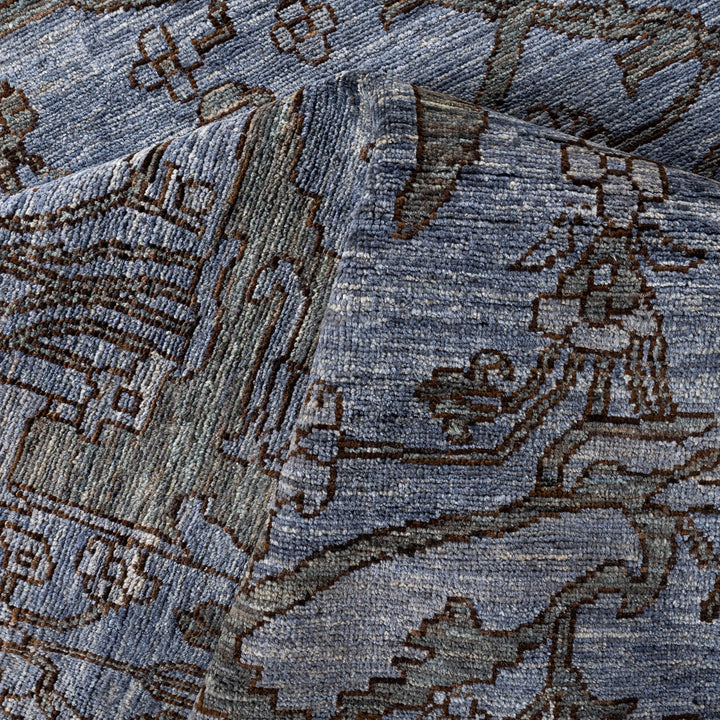 Grey Soluna Traditional Wool Rug - 8'3" x 9'8"