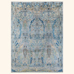 Grey Soluna Traditional Wool Rug - 8'10" x 12'1"