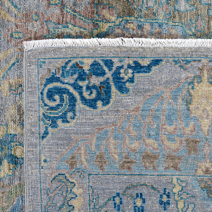 Grey Soluna Traditional Wool Rug - 8'10" x 12'1"