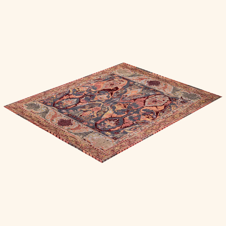 Grey Soluna Traditional Wool Rug - 8'5" x 10'1"