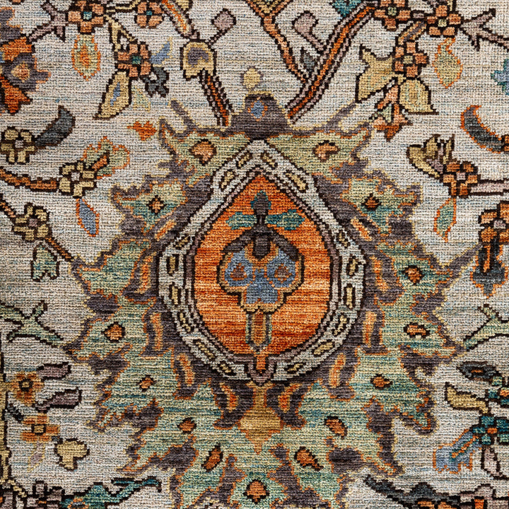 Blue Soluna Traditional Wool Rug - 9'4" x 11'10"
