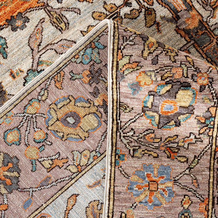 Blue Soluna Traditional Wool Rug - 9'4" x 11'10"