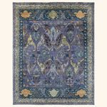 Purple Soluna Traditional Wool Rug - 9'4" x 11'10"