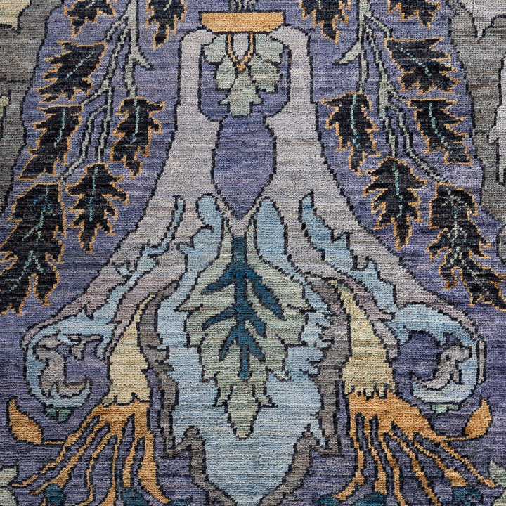 Purple Soluna Traditional Wool Rug - 9'4" x 11'10"