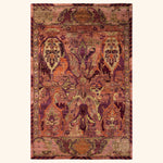 Pink Soluna Traditional Wool Rug - 5'10" x 9'1"