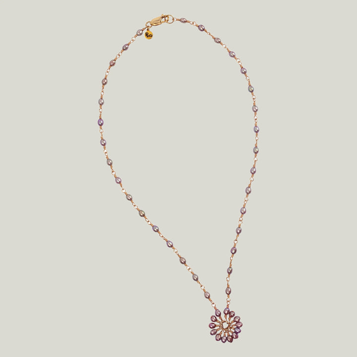 Blush Cluster Necklace