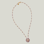 Blush Cluster Necklace