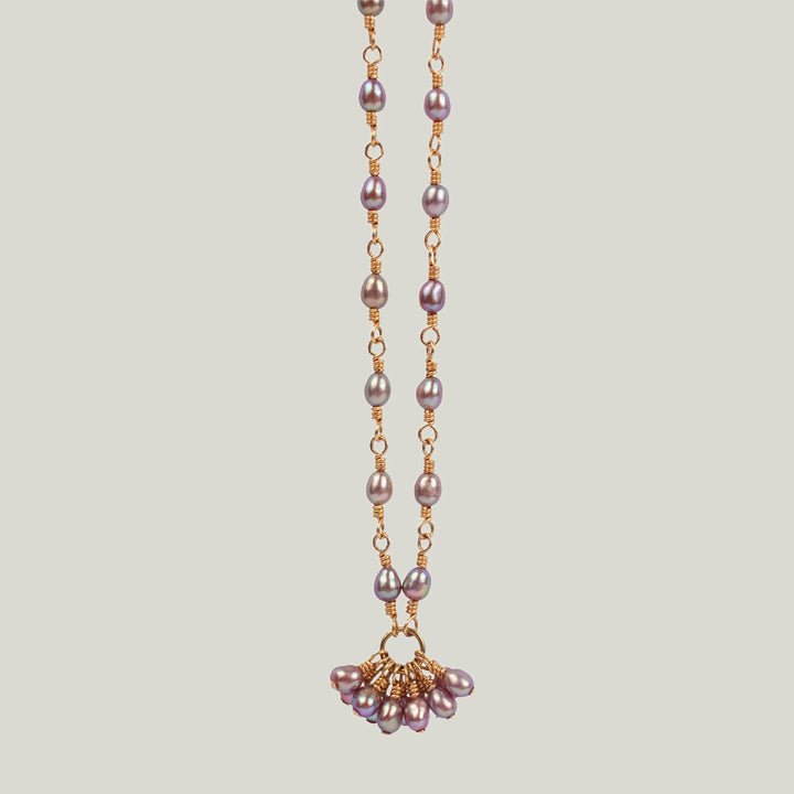 Blush Cluster Necklace