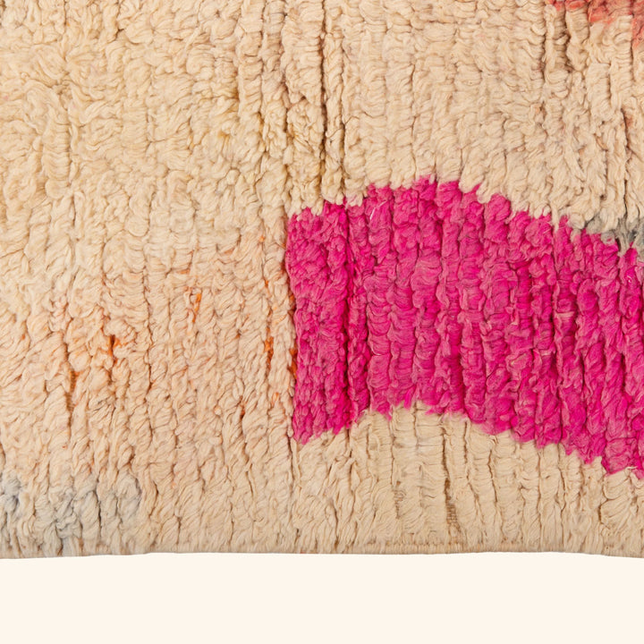 Multicolored Moroccan Berber Wool Rug - 5'3" x 8'2"