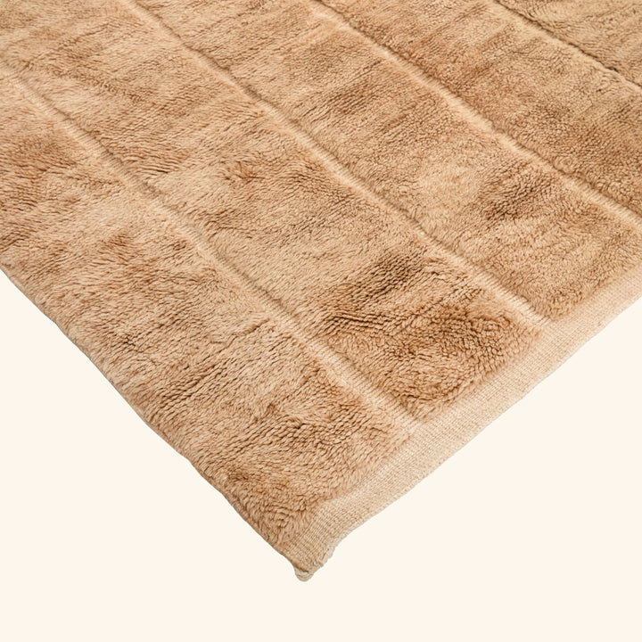 Beige Moroccan Berber Wool Rug - 11'12" x 13'5"