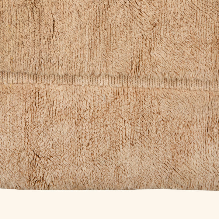 Beige Moroccan Berber Wool Rug - 11'12" x 13'5"