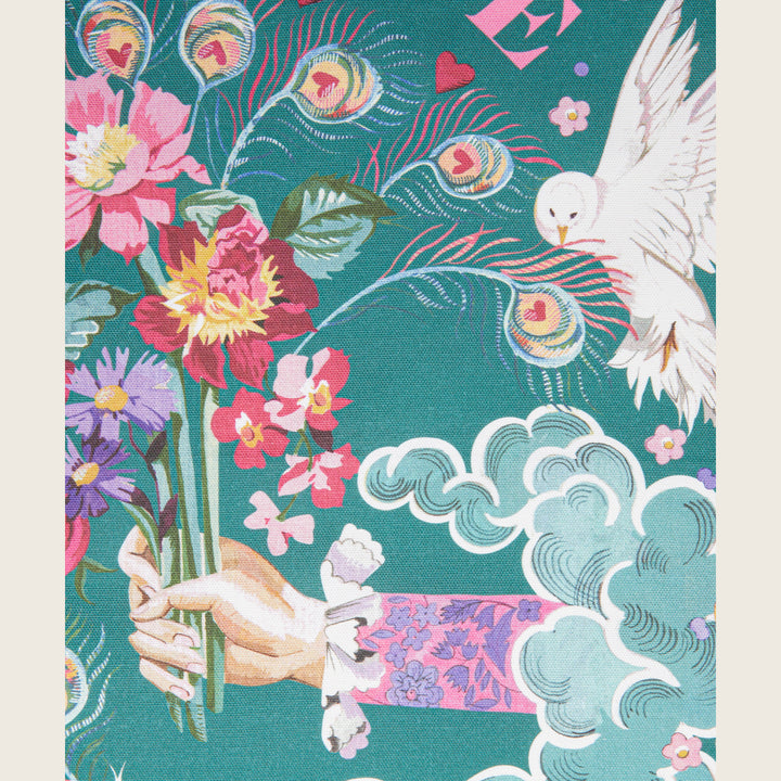 Image for Peace Love Tea Towel