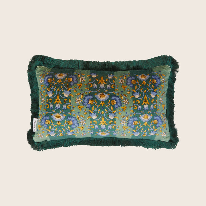 Lodden Lumbar Pillow, Green