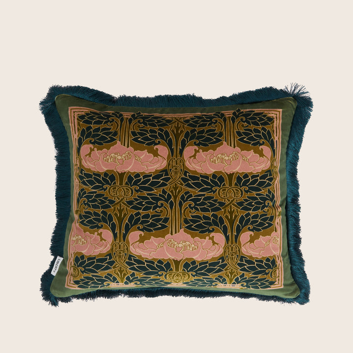 Image for Pewter Poppy Pillow
