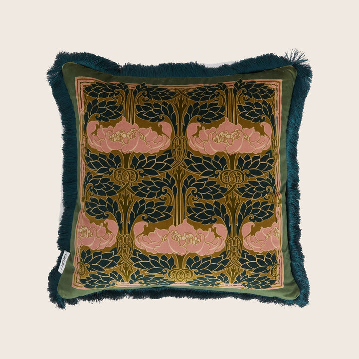 Pewter Poppy Pillow