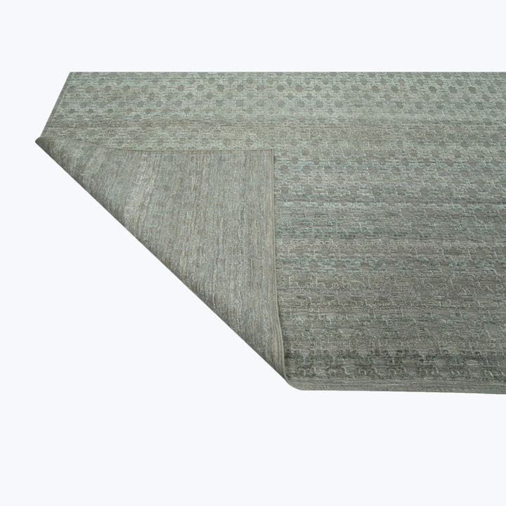 Image for Green Transitional Silk Rug - 10' x 14'
