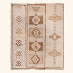 Brown Traditional Turkish Wool Rug - 9'7'' x 11'3''