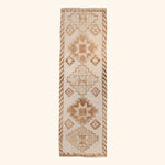 Brown Traditional Turkish Wool Runner - 3'3'' x 11'