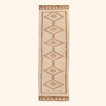 Beige Traditional Turkish Wool Runner - 3'1'' x 10'3''